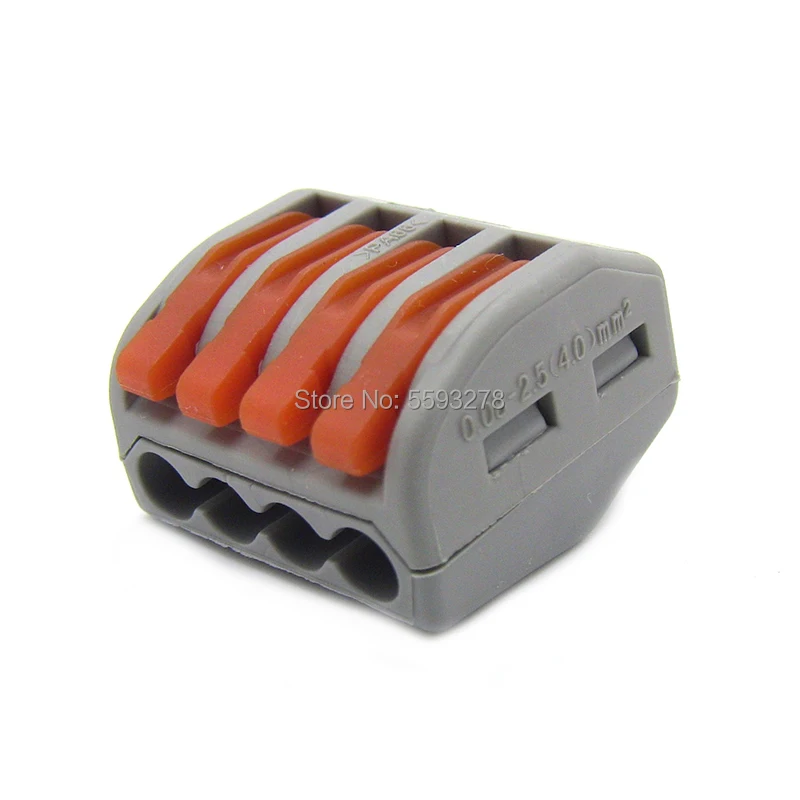 2 шт./лот пусковой клеммный блок Быстрый провод PCT 214 Универсальный соединитель