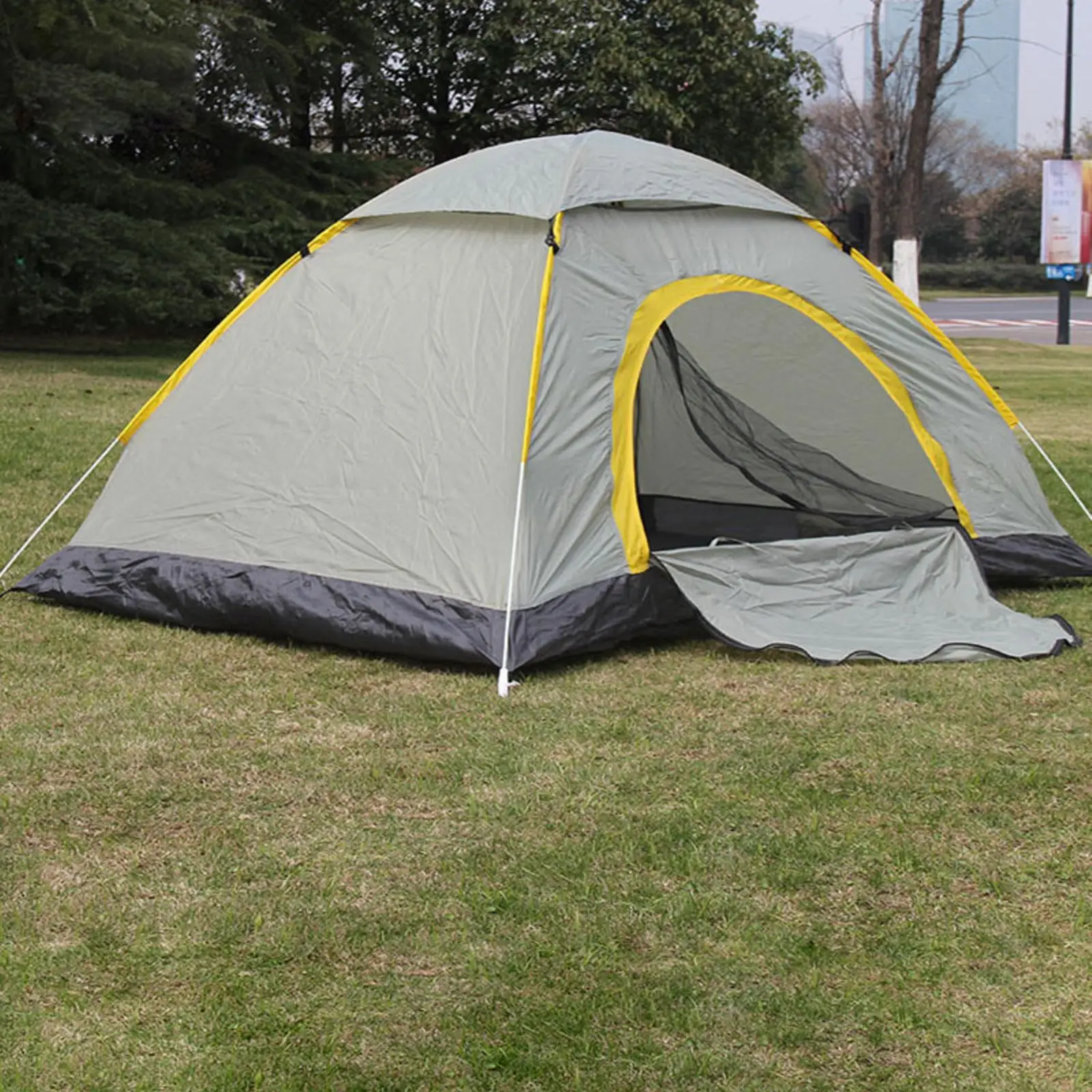 

Portable 4 Season Outdoor Camping 3-4 Person Automatic Pop Up Family Camp Tent Easy Open Ultralight Instant Shade Folding Tent