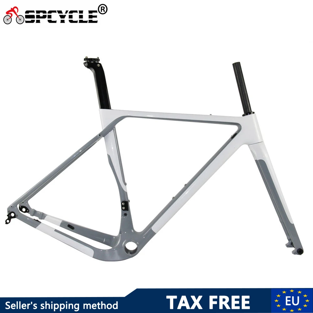 Новинка 2021 T1000 полностью углеродное волокно гравий велосипедная Рама BB386