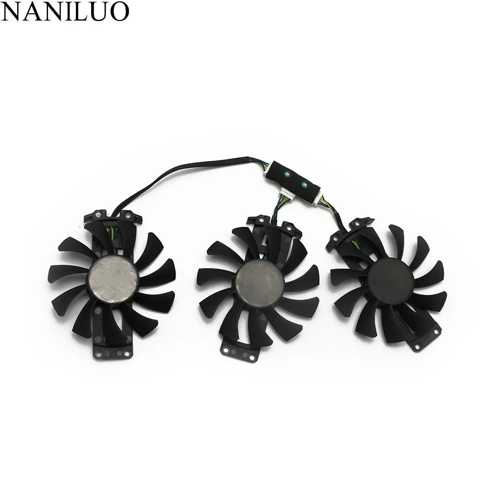 Охлаждающий вентилятор для графического процессора ZOTAC Geforce GTX 980 4GD5 970 AMP 4G 3 шт./лот