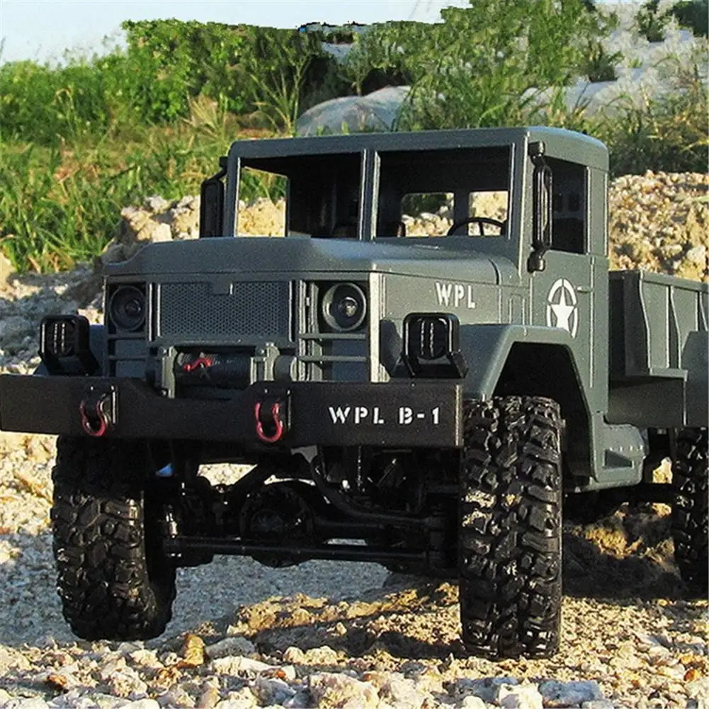 WPL B-14 Радиоуправляемый грузовик пульт дистанционного управления 4 колеса для альпинизма внедорожный автомобиль игрушка 2,4 г армейские игрушки Форма автомобиля с головным освещением DIY комплект