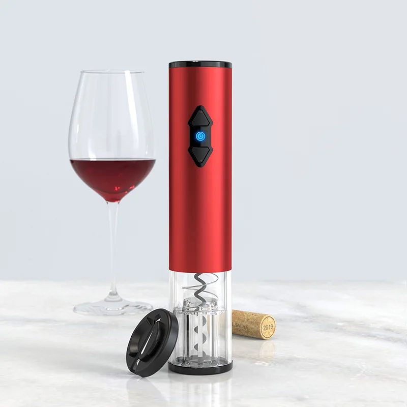 

Automatic Bottle Opener Wine Opener Electric Wine Corkscrew with LED Light Tin Foil Cutter Red Wine Retain Freshness Tool