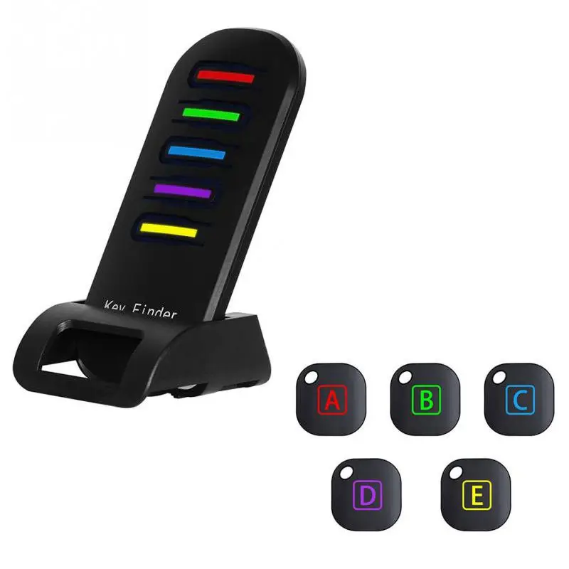Wireless Electronic Key Finder Reminder With 5 Keychain Receivers For Lost Keys Locator Whistle Security Accessories | Безопасность и