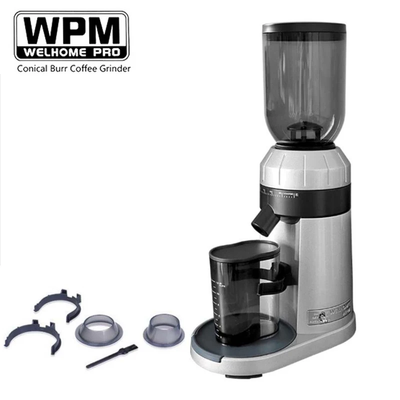 WPM ZD-15 Coffee Grinder Electric Mill Burr Grinders Conical 25 Files Adjustable Thickness | Бытовая техника