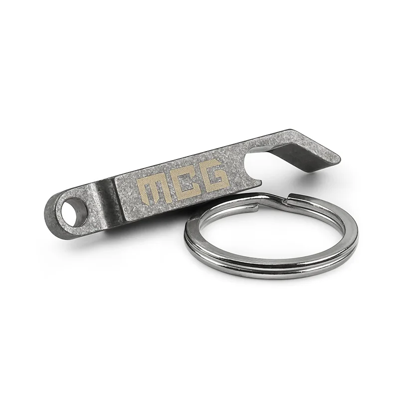 Титан Сплав открывалка для бутылок на открытом воздухе EDC бутылка открытый