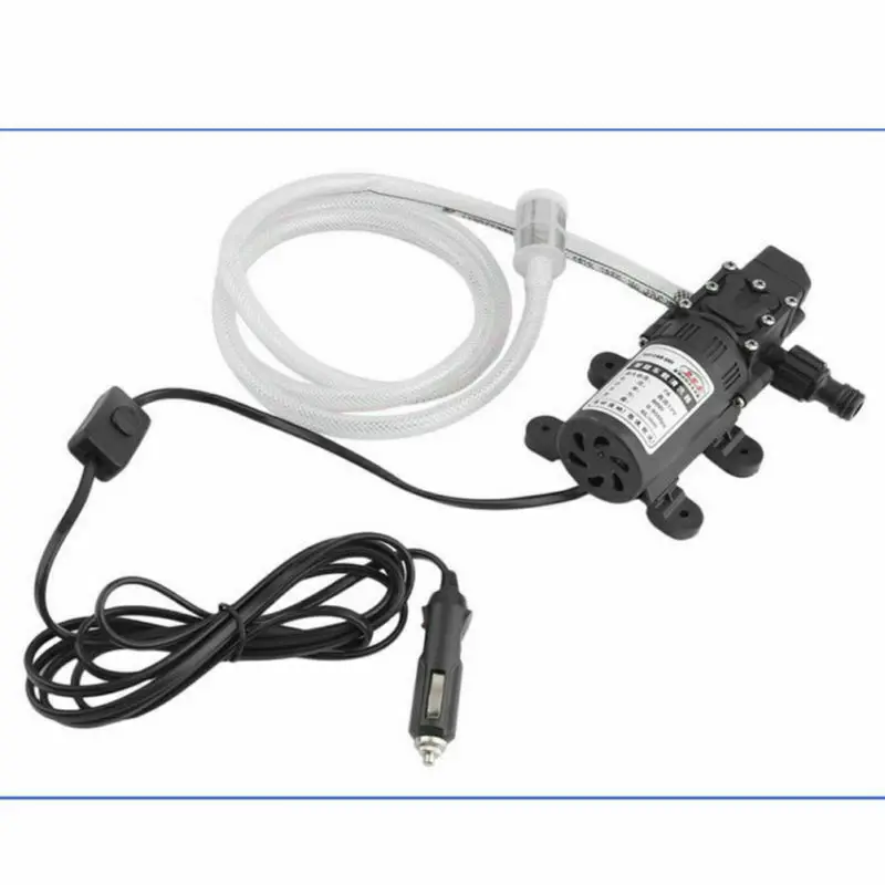 Дешево 12 В автомобильная мойка высокого давления, портативный водяной пистолет, насос, набор, реактивный моющий очиститель, шланг, фургон для автом...