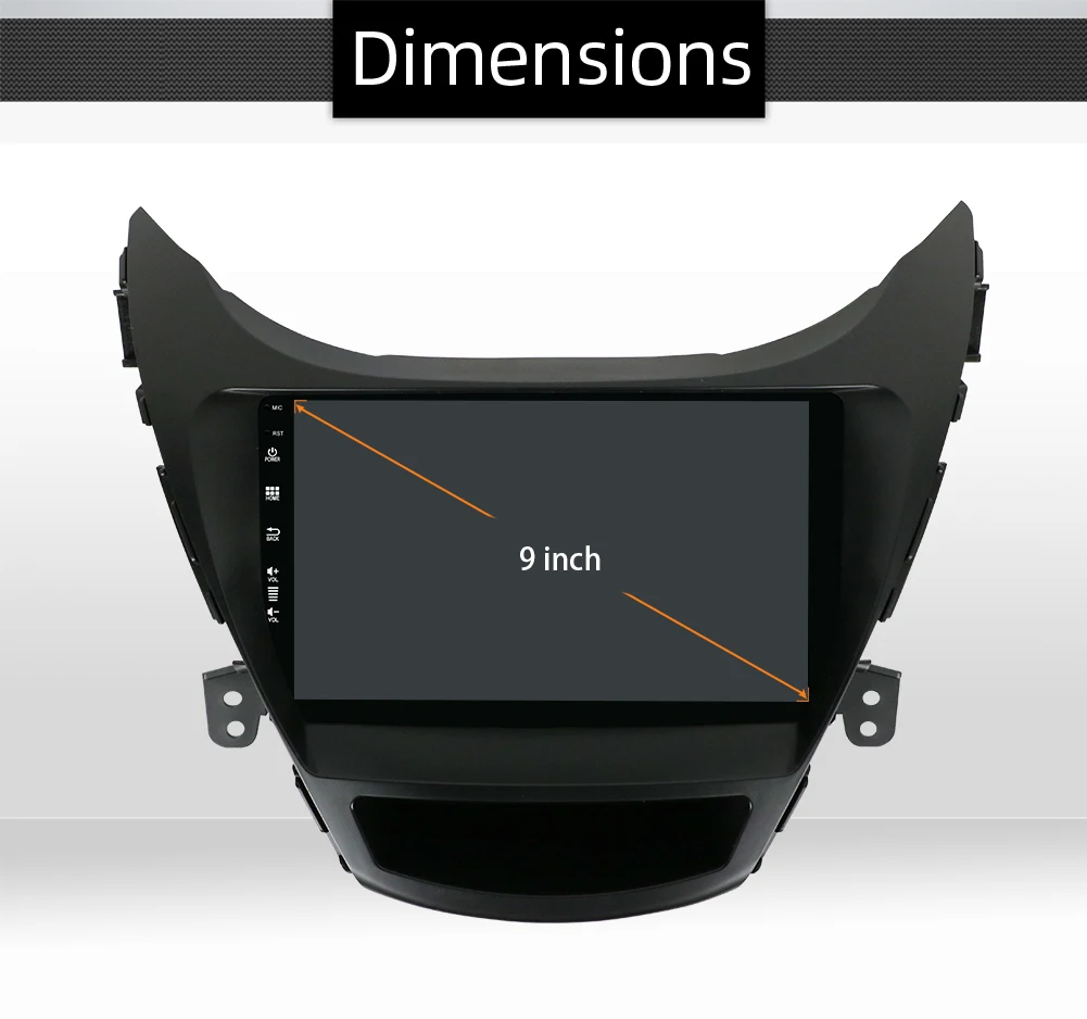 Автомобильный мультимедийный DVD-плеер Bosion Android 10 для Hyundai Elantra 2013-2013 GPS-навигация IPS