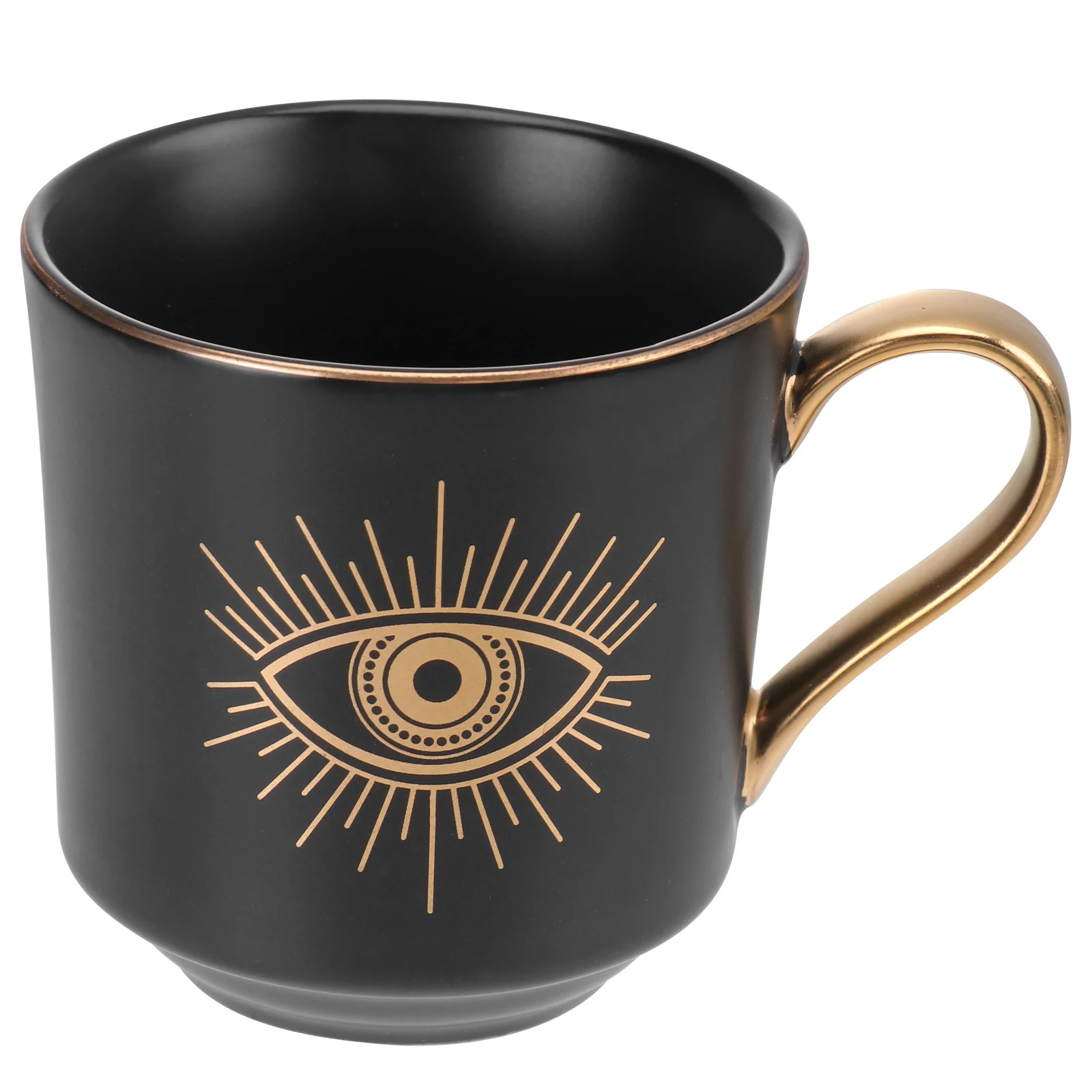 

1pc Practical Coffee Cup Creative Coffee Mug Ceramic Hand-painted Tea Cup
