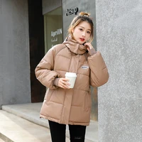 women winter jacket pu leather parkas new ladies high quality bread hooded coat female windproof warm outerwear brand clothing