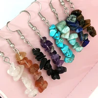 vintage handmade geometric crystal earrings simple multicolor dangle earrings jewelry gift for women