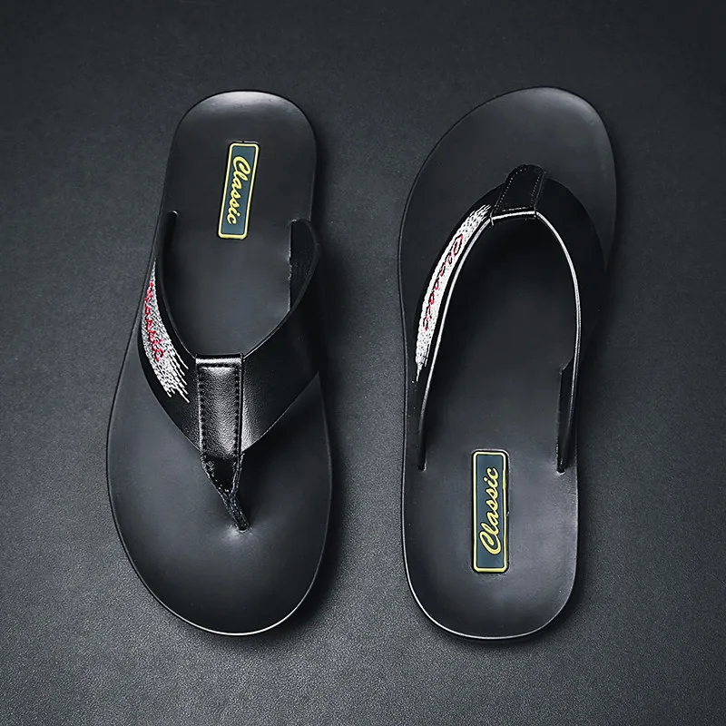 

Fashion Comfortable Brand Light Soft Simplicity Shoes Men Luxury Designer Men's Sandals Slippers Indoor Wear-resistant