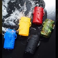 usb lighter outdoor rechargeable lighter male sealed waterproof cool lighter creative portable candle lighter cigarette case