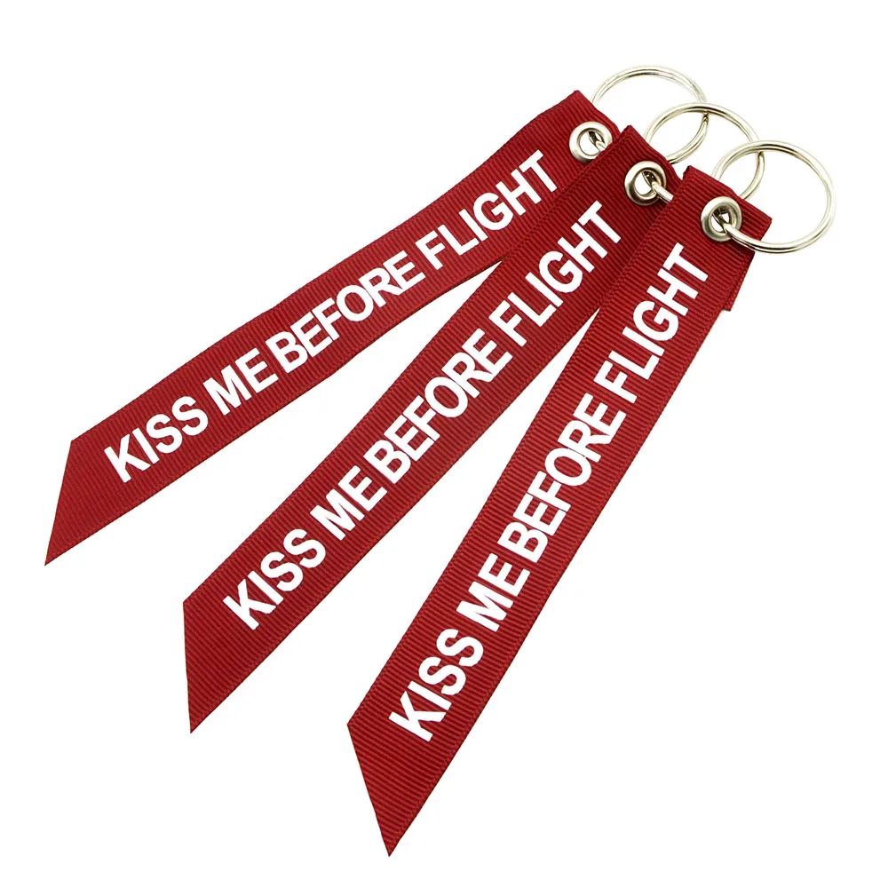 Стример брелок KISS ME перед полетом 15 5*2 2 см сумка подвеска подарки для любимых