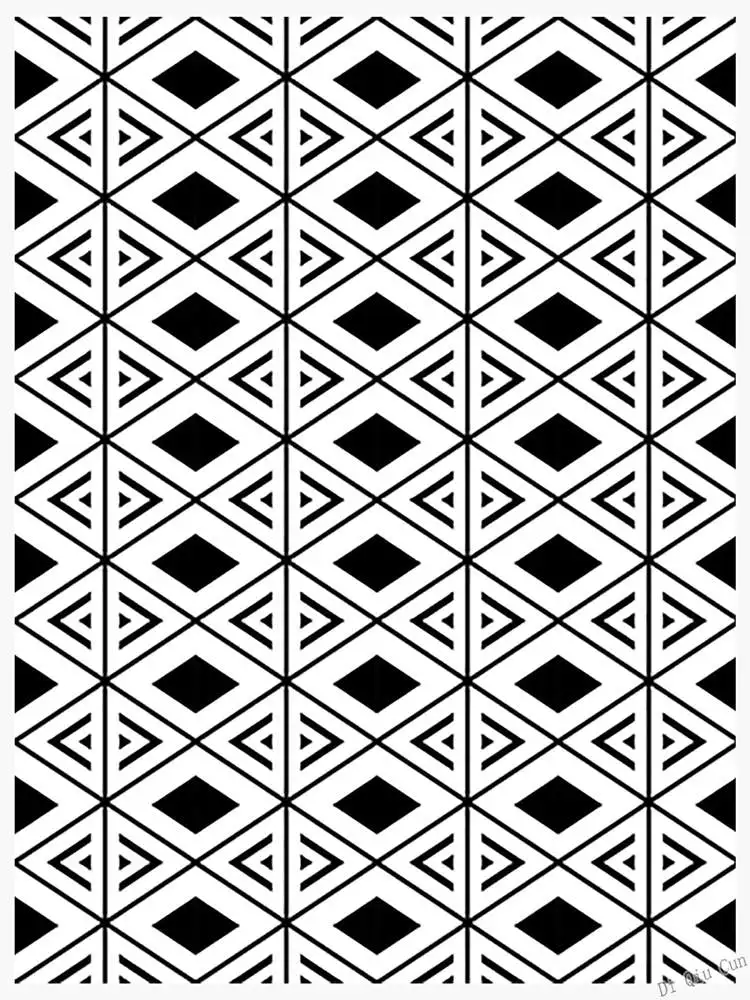 

Vinyl Black/White Removable Rhombus Stripes Textured Wall Sticks Self Adhesive Wallpaper For Bedroom Home Decor Easy To Paste