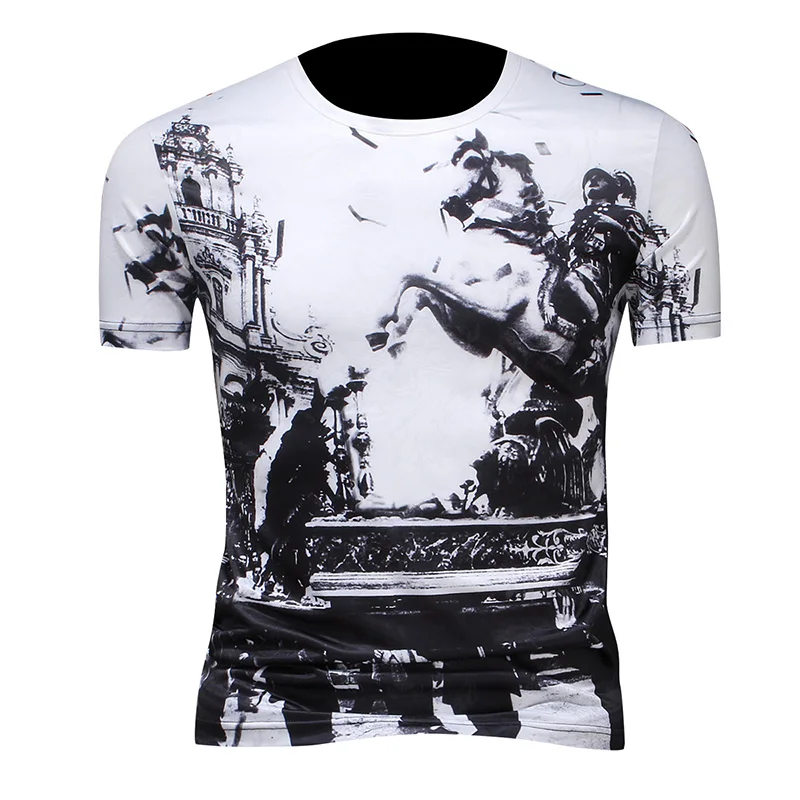 

Style Short British Sleeve Men Tshirt Camiseta Hombre 3D Print Casual Streetwear T Shirt Male Tops Summer Camiseta Men Clothing