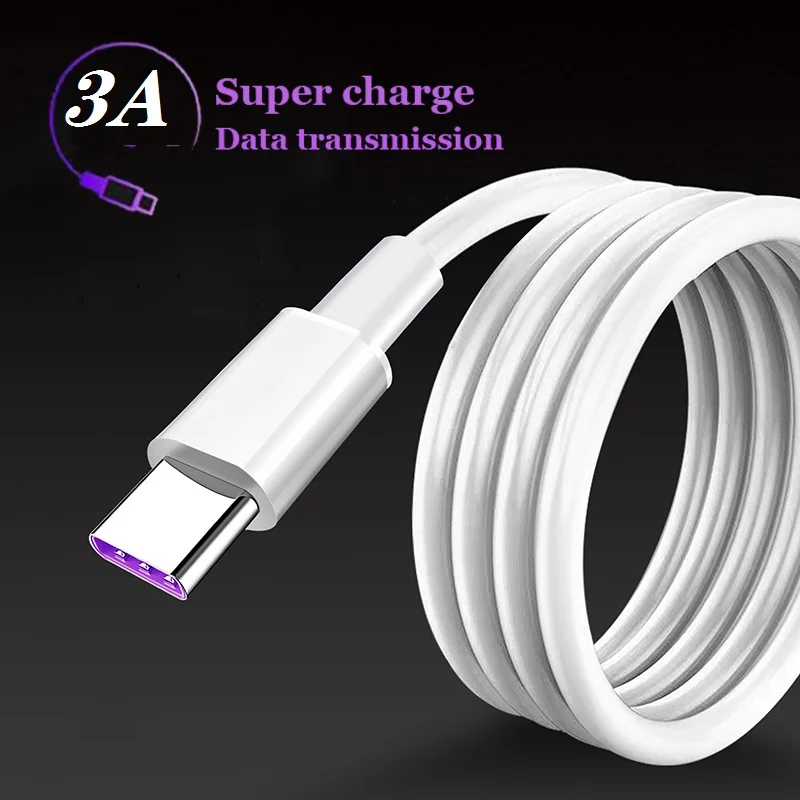 Кабель USB Type-C, шнур для быстрой зарядки, зарядное устройство usb-C ...