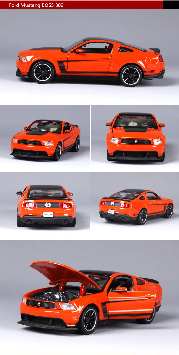 Maisto 1:24 2010 Ford Mustang Roadster имитация сплава Модель автомобиля Моделирование Украшение автомобиля коллекция Подарочная игрушка