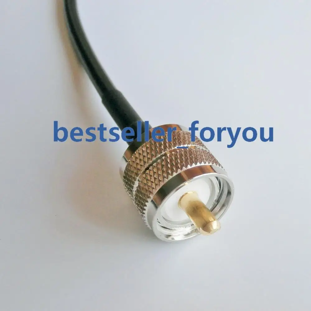 100cm RG58 Cable PL259 UHF Male Plug To BNC Q9 Straight Coax Pigtail | Обустройство дома