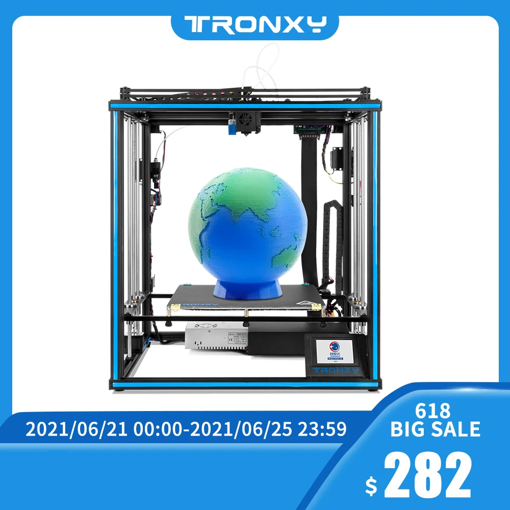 Preise Tronxy X5SA PRO 400 2E CoreXY DIY 3D Drucker Mit OSG Doppel Achse Externe Führungsschiene Und Titan Extruder Impressora 3d