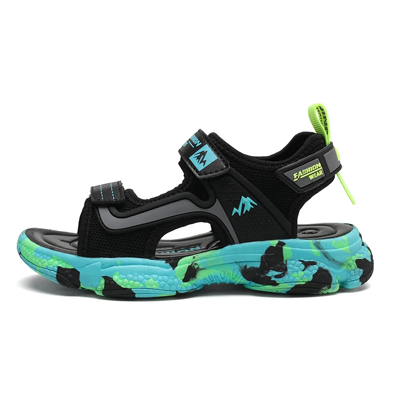 

2021 Spring Children's Sandals Summer New Breathable Sports Sandals Kid's Beach Shoes Comfortable Footwears For Boys 29-40