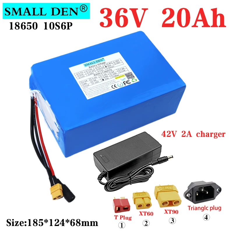 Аккумулятор литиевый для электрического велосипеда скутера мотоцикла 36 В 20 Ач