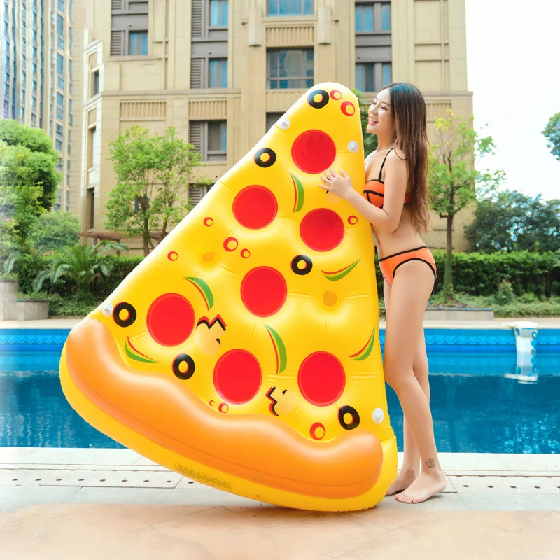 180cm Pizza Надувное кольцо для бассейна с лимоном, надувной матрас для плавания, детский надувной матрас, надувной бассейн, вечерние игрушки, водные игрушки, boia Piscina - Цвет: 180cm Pizza