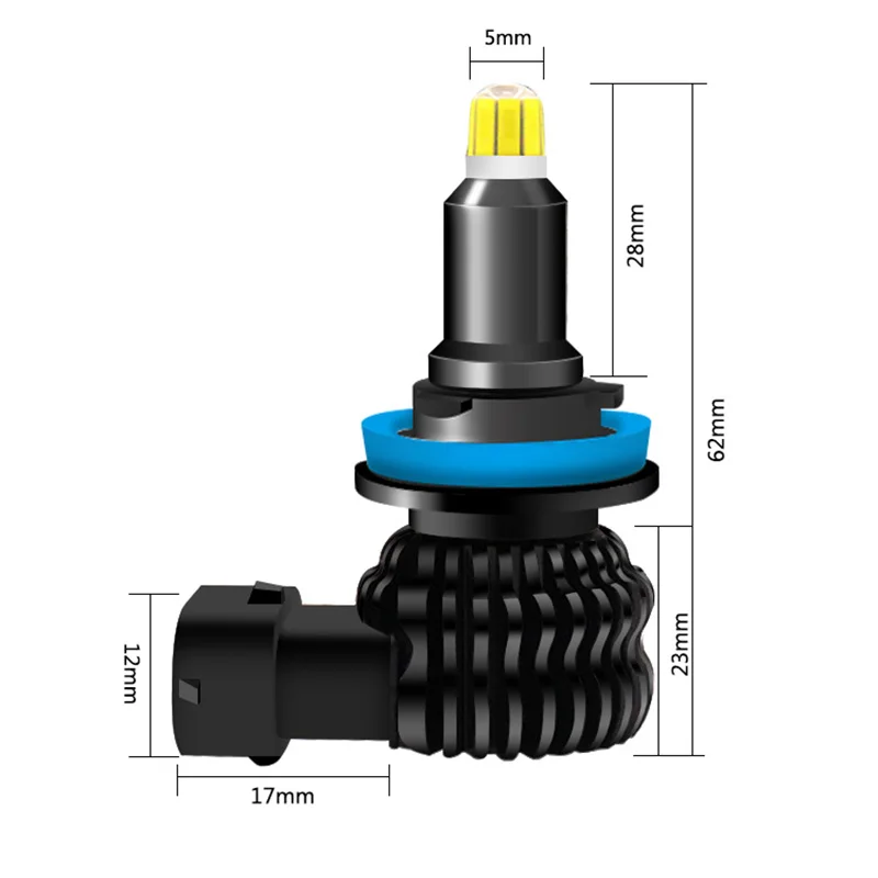 Комплект из 2 предметов 48 CSP 16 Сторон H7 Led фару автомобилей головной светильник s