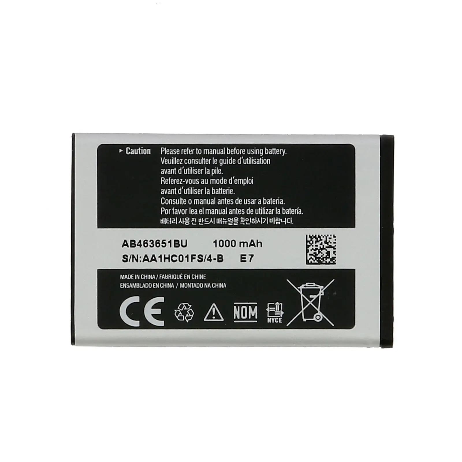 Dinto 960 мА/ч, AB463651BC AB463651BU Замена телефон Батарея для samsung J808E W559 F408 F339 S3650C j808 F278 S7220 S359 L708