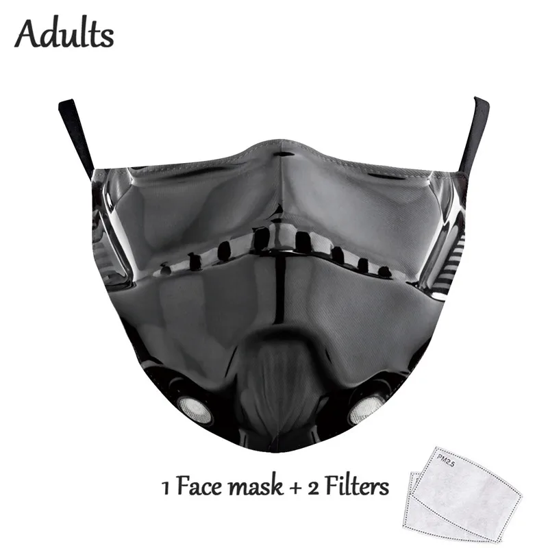 3D с 5 ти слойным фильтр взрослая Мода Защитная маска против пыли из дышащего