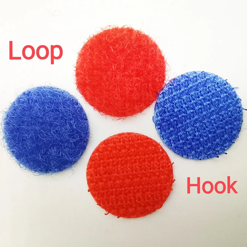 10 мм 15 красочная самоклеящаяся крепежная лента Круглые Монеты Точки велкрос