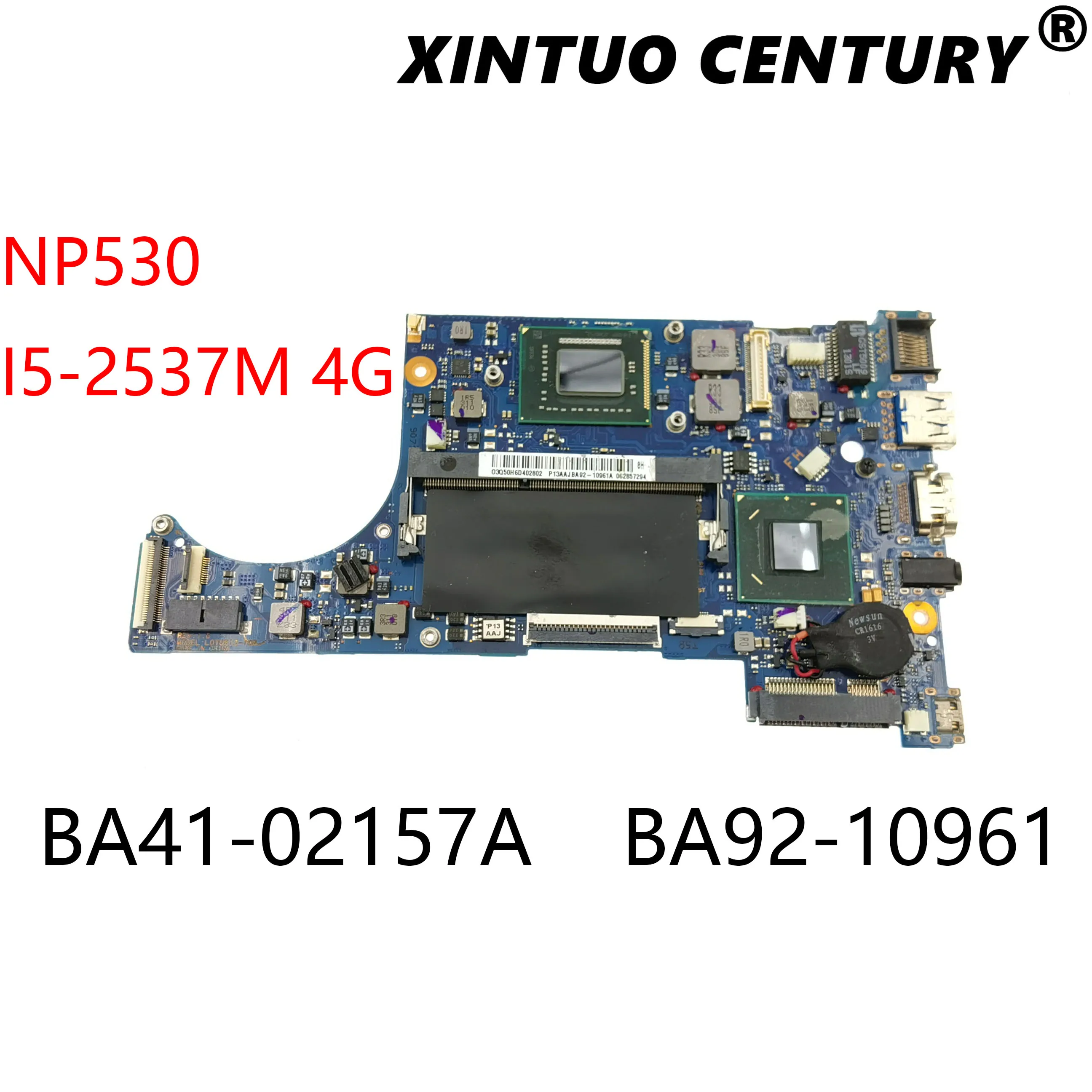 

BA41-02157A BA92-10961 is applicable to NP350 Samsung notebook computer, and I5-2537M 4G SR03W CPU passes the test