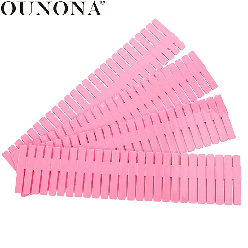 OUNONA, 4 шт., пластиковый органайзер для ящиков, домашние носки, нижнее белье, разделитель ящика для хранения, перегородка для хранения косметики, Хранение Косметики