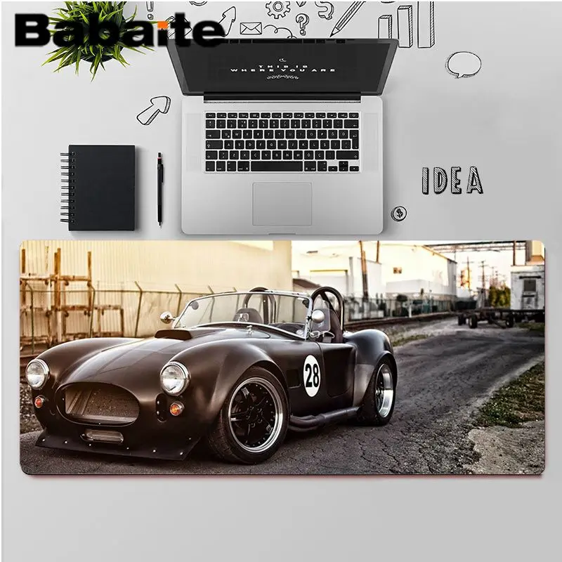 

Babaite High Quality Vintage cool sports car Gaming Player desk laptop Rubber Mouse Mat Rubber Computer Gaming mousepad