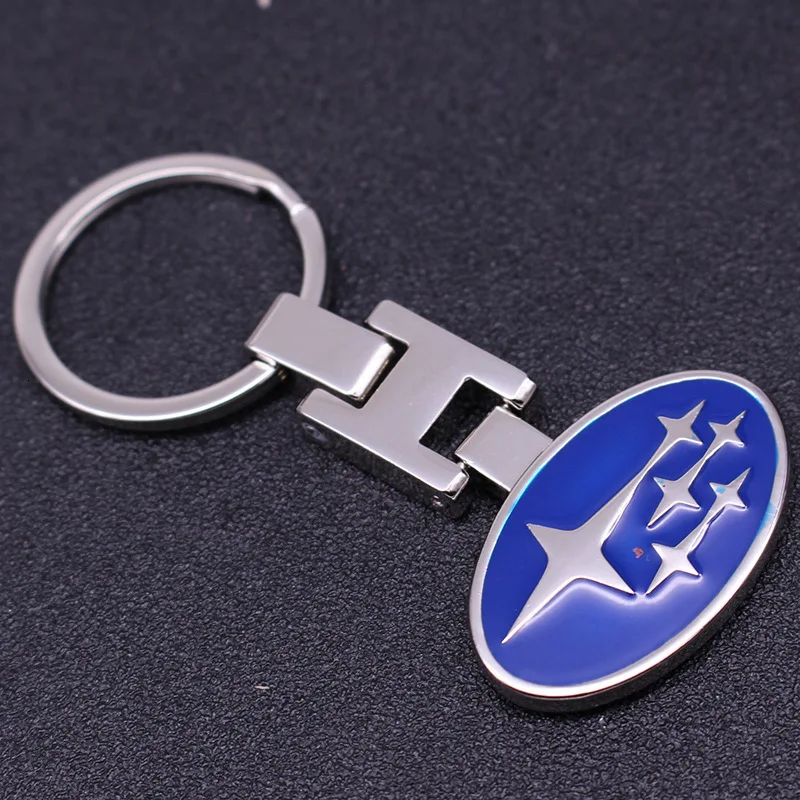 Отлично подходит для серии Subaru металлические кольца ключей Универсальный брелок