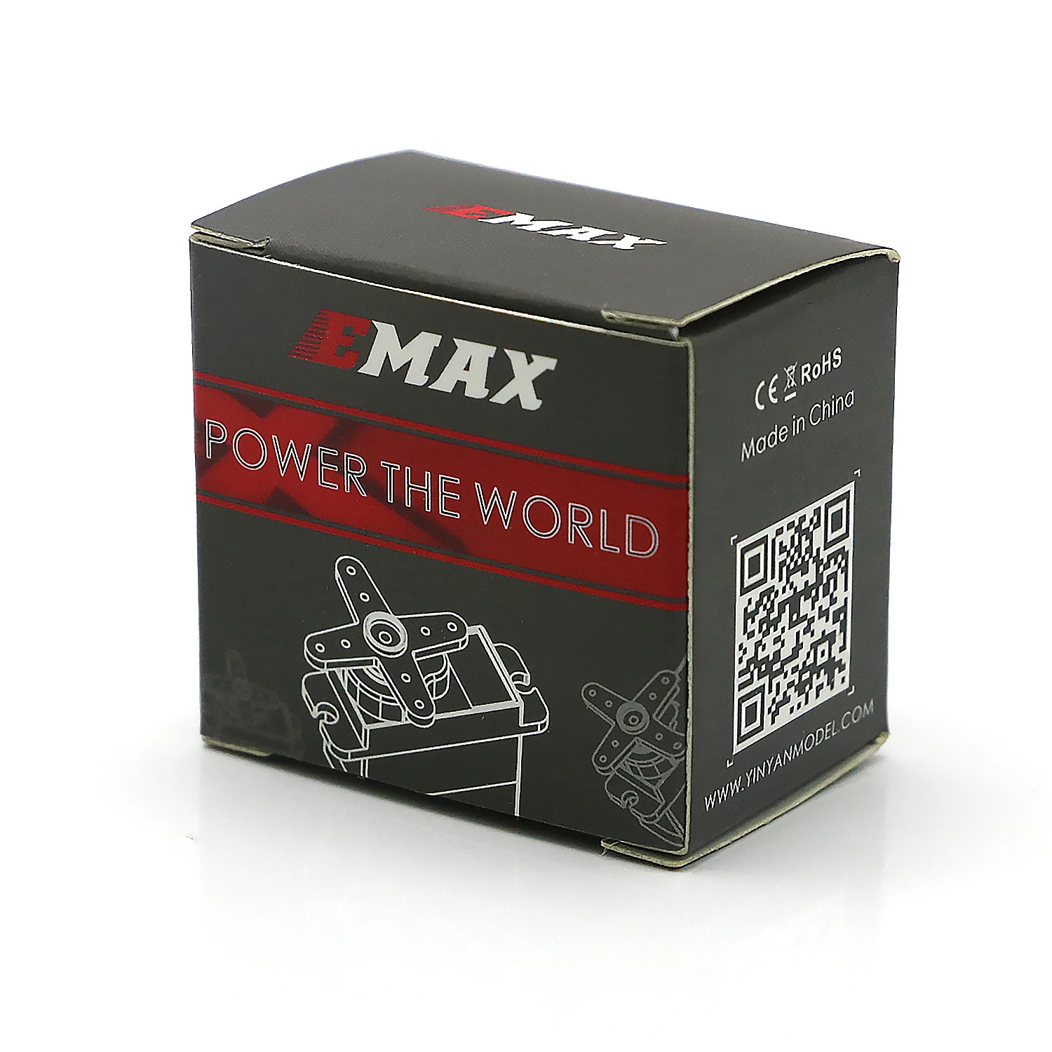 EMAX ES3003 17g 4 8 V 6 0 металла Шестерни Аналоговый сервопривод совместим с Futaba JR для RC FPV