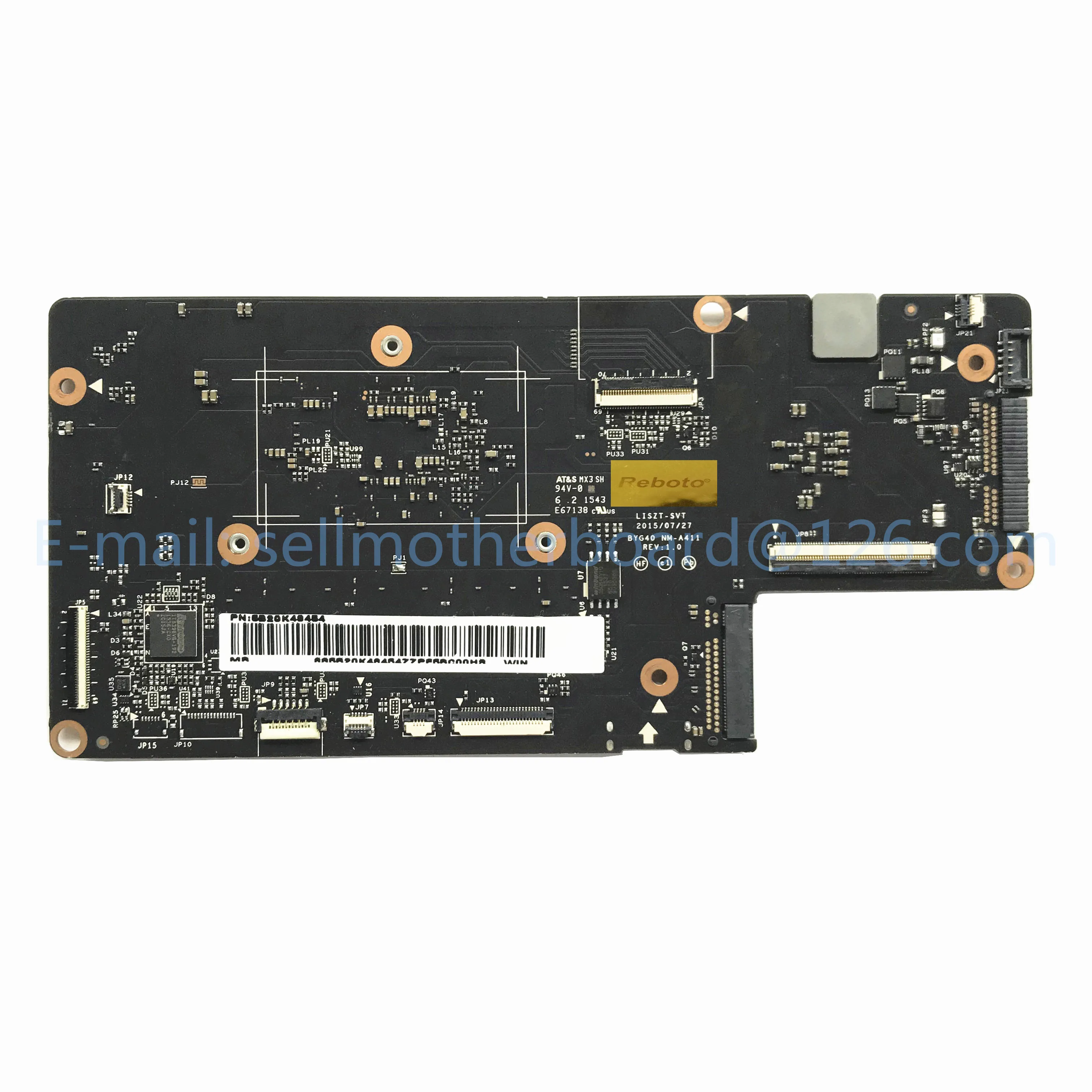For Lenovo YOGA 900-13ISK Laptop Motherboard With SR2EZ I7-6500U 16GB RAM FRU 5B20K48454 BYG40 NM-A411 100% Tested Fast Ship | Компьютеры