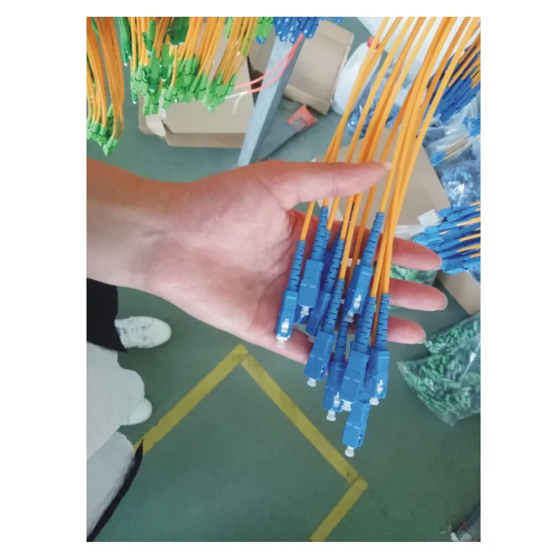 100 шт. оптоволоконный патч корд из ПВХ G652D с коннектором SC диаметром 2 0 мм 1