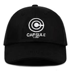 Чехол Capsule corp шляпа для папы с рисунком из аниме песня 100% хлопок вышивка бейсболка Snapback унисекс летняя уличная шляпы для отдыха