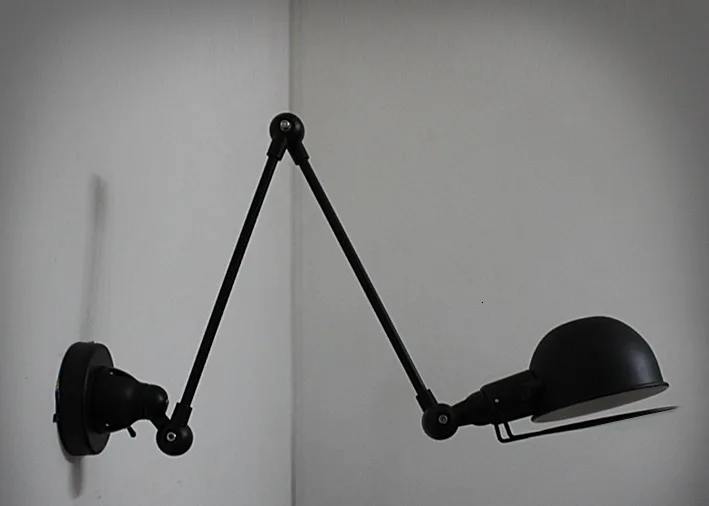 Американский Ретро вращающийся светодиодный настенный светильник большого