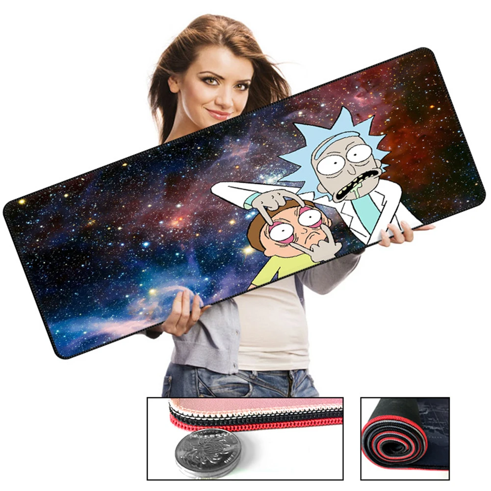 Игровой коврик для мыши большой XXL компьютерный XL геймерский коврики клавиатуры