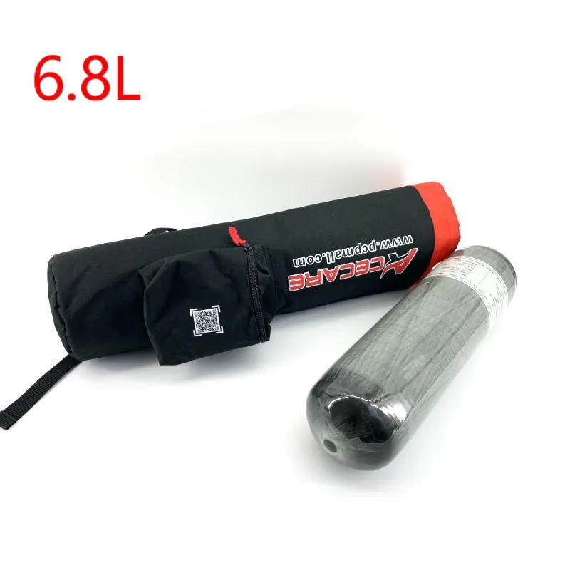 AC106004 Scuba Bag Balloon With Compressed Air Cylinder 6.8L 4500Psi Carbon Fiber Tank Bag Underwater Gun Speargun Spearfishing