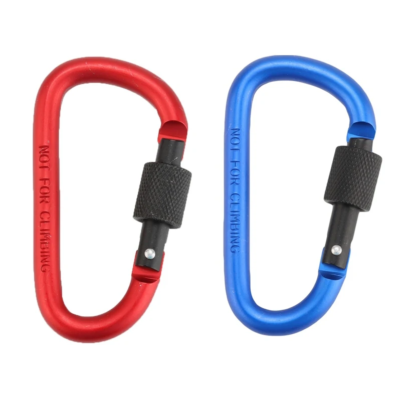 Открытый замок карабин алюминиевый d кольцо брелок походный карабин|Аксессуары