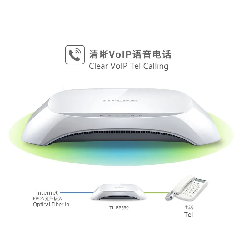 Маршрутизатор TPlink 100% EPON 1FE 100Mbs LAN IPTV VoIP оптоволоконный роутер ONU FTTH TL-EP530 | Мобильные