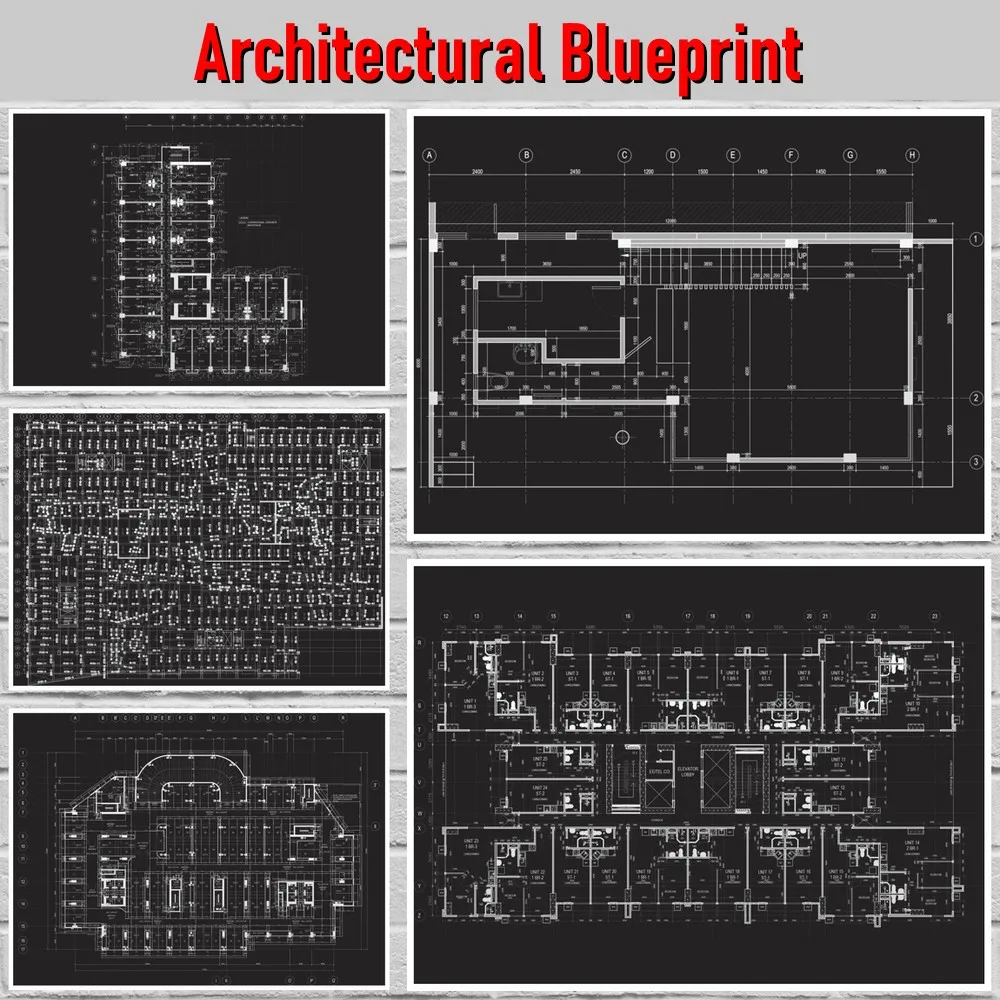 

Архитектурный плакат, белая художественная бумага, постеры для рок-фильмов, домашняя комната, художественные настенные наклейки
