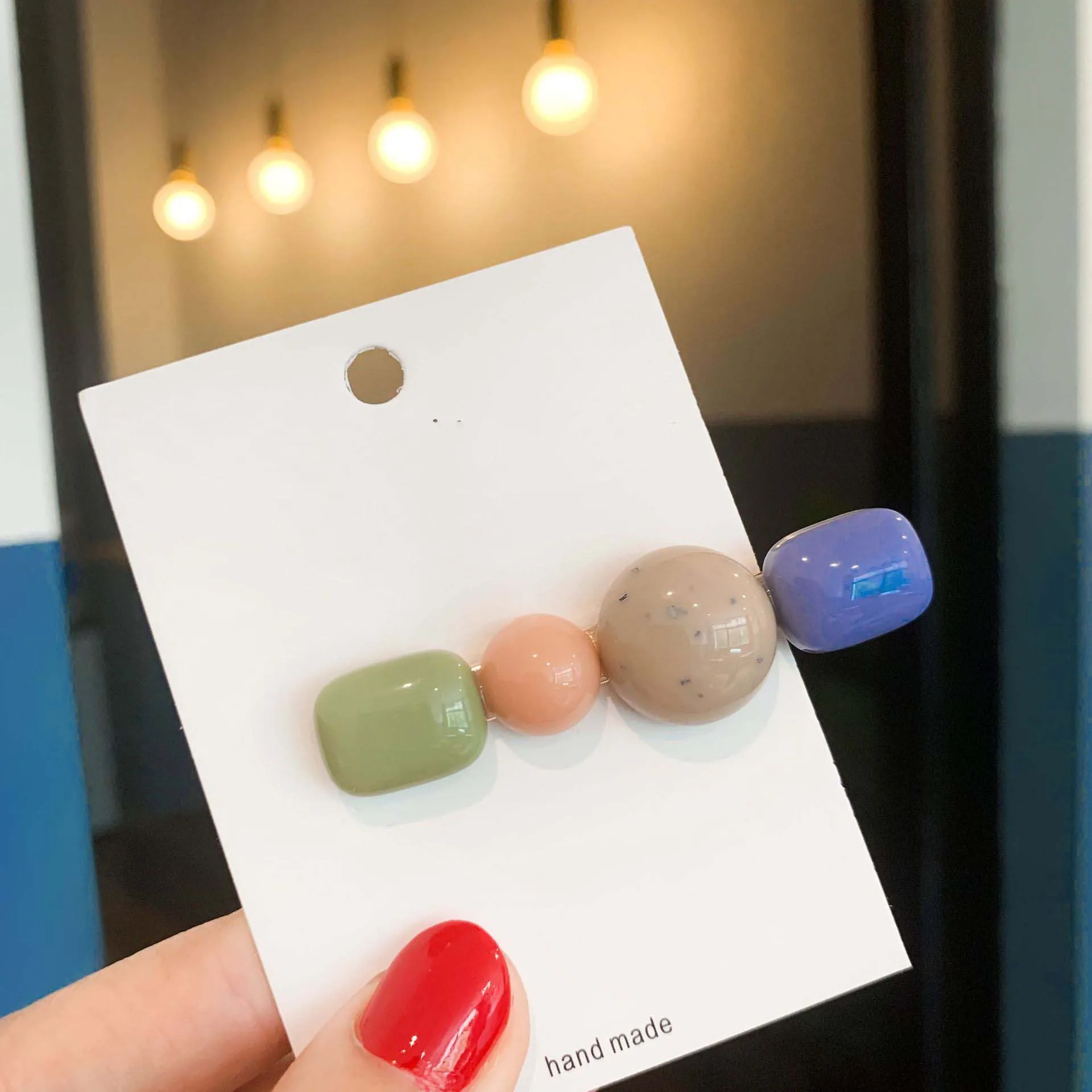 Новые Модные Красочные заколки для волос маленьких девочек простые элегантные