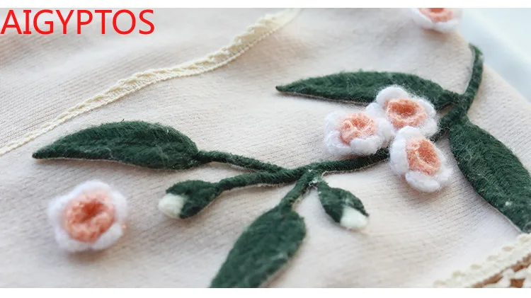 Женская винтажная накидка с кисточками вязаная цветами в национальном стиле