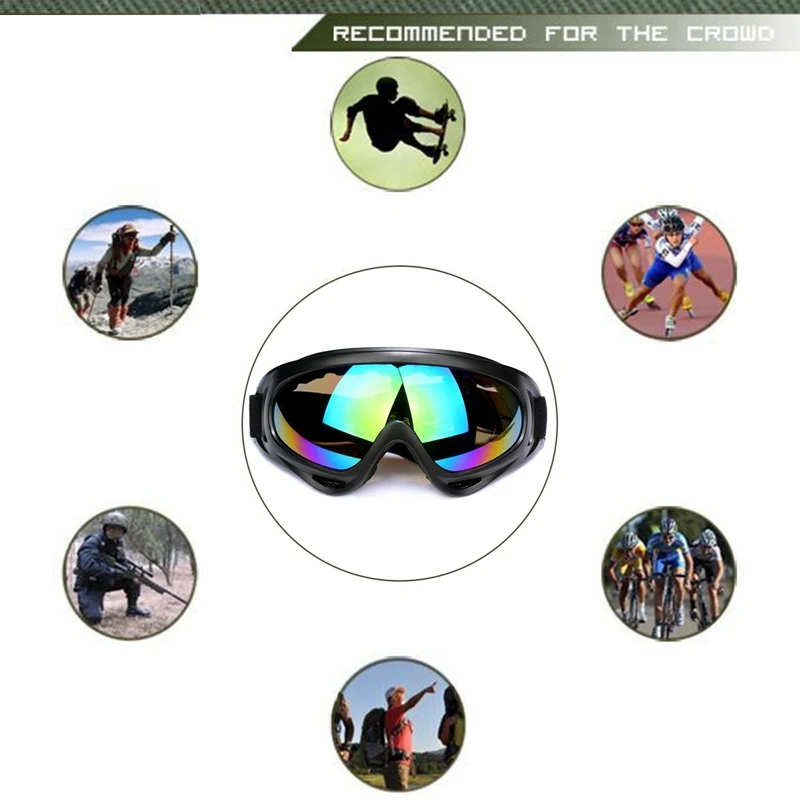 

Outdoor Motorcycle Sunglasses Motocross Safety Protective Windproof Helmet Goggles Driver Outdoor Riding Glasses