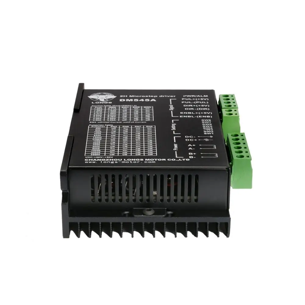 Новинка! Nema23/34 драйвер микрошагового двигателя DM545A пик 4.5A DC + 20 ~ 50V 128MICSTEPS CNC