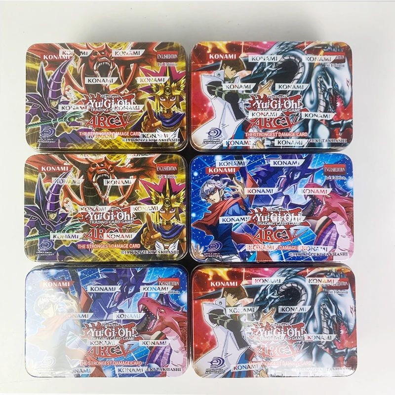 41 шт. железная коробка без повторов с флеш картой Yugioh английская карточка Muto