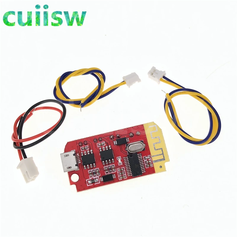 CT14 Micro 4.2 Stereo Bluetooth Power Amplifier Board Module 5VF 5W+5W Mini with Charging Port for refitting the idle sound box |